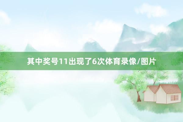 其中奖号11出现了6次体育录像/图片