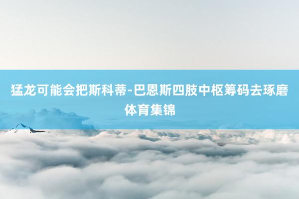 猛龙可能会把斯科蒂-巴恩斯四肢中枢筹码去琢磨体育集锦