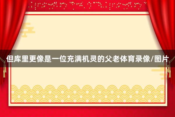 但库里更像是一位充满机灵的父老体育录像/图片