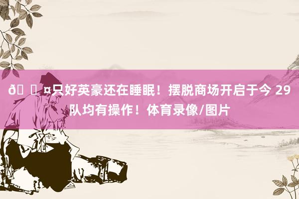 💤只好英豪还在睡眠！摆脱商场开启于今 29队均有操作！体育录像/图片