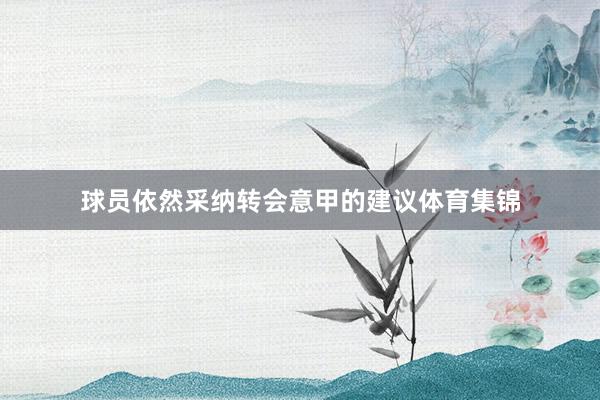 球员依然采纳转会意甲的建议体育集锦