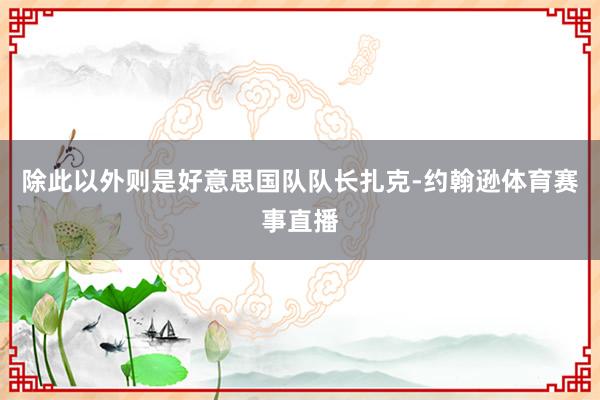 除此以外则是好意思国队队长扎克-约翰逊体育赛事直播