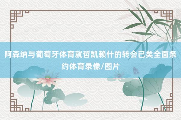 阿森纳与葡萄牙体育就哲凯赖什的转会已矣全面条约体育录像/图片