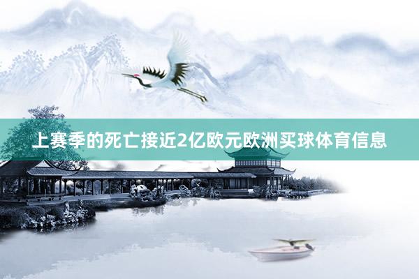上赛季的死亡接近2亿欧元欧洲买球体育信息