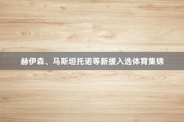 赫伊森、马斯坦托诺等新援入选体育集锦